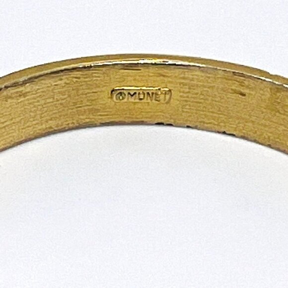 Monet. Bracelet. Gold tone. 8.75 diameter. - Picture 6 of 10